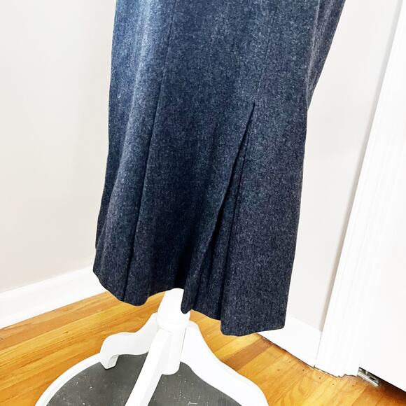 Pendleton Vintage Wool Pleated Charcoal Skirt - Picture 4 of 7